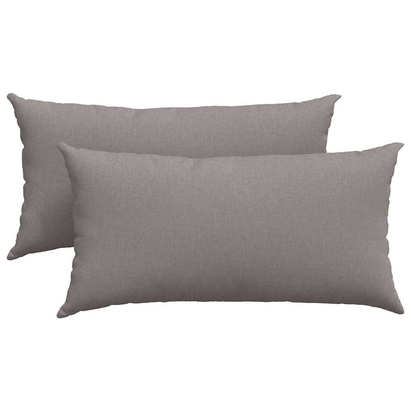 Load image into Gallery viewer, Vidaxl sofa kussens 2 pcs taupe 80 x 40 cm stof
