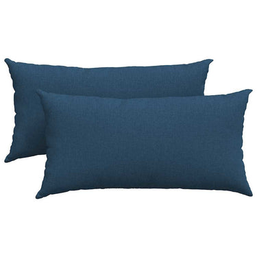 Vidaxl sofa kussens 2 pcs blauw 80 x 40 cm stof
