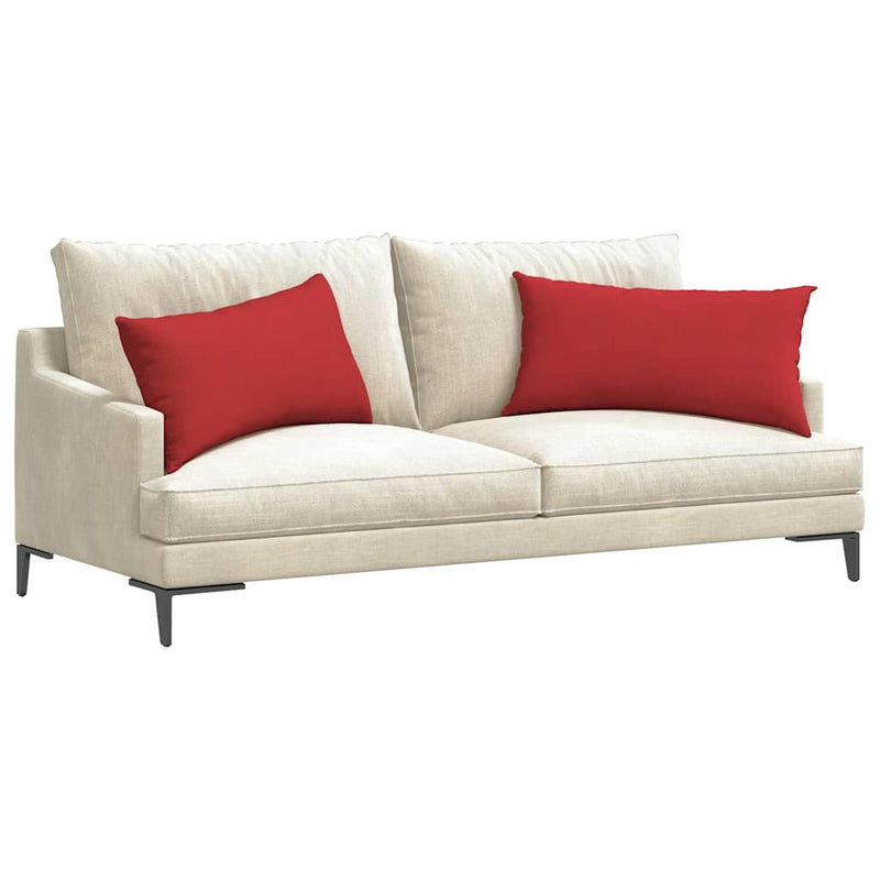 Load image into Gallery viewer, Vidaxl sofa kussens 2 pcs rood 80 x 40 cm stof
