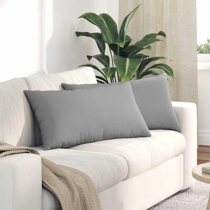 Load image into Gallery viewer, Vidaxl sofa kussens 2 pcs wolkengrijs 80 x 40 cm stof
