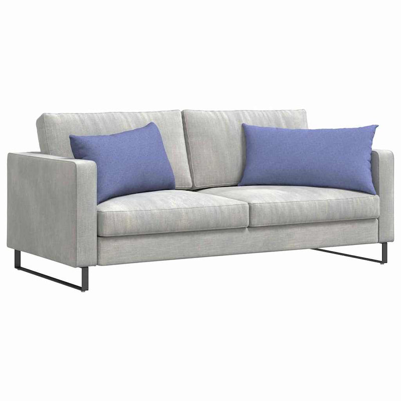 Load image into Gallery viewer, Vidaxl sofa kussens 2 pcs jeans blauw 80 x 40 cm stof

