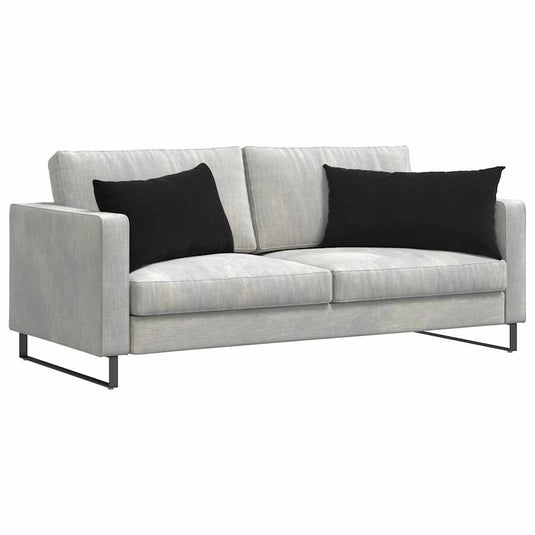 Vidaxl sofa kussens 2 stuks zwart 80 x 40 cm cordstof