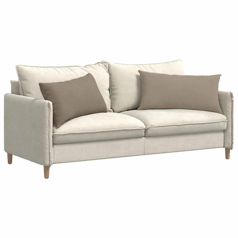 Load image into Gallery viewer, Vidaxl sofa kussens 2 stuks taupe 80 x 40 cm stof
