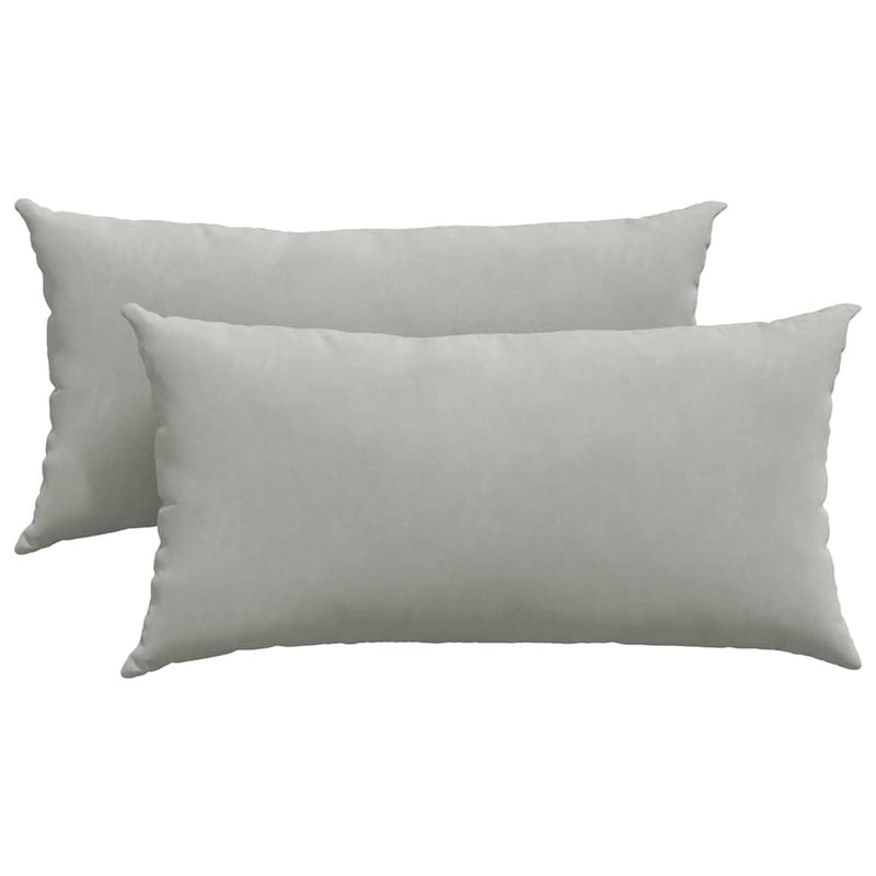 Load image into Gallery viewer, Vidaxl sofa kussens 2 stuks lichtgrijs 80 x 40 cm stof

