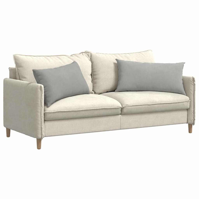 Load image into Gallery viewer, Vidaxl sofa kussens 2 stuks lichtgrijs 80 x 40 cm stof
