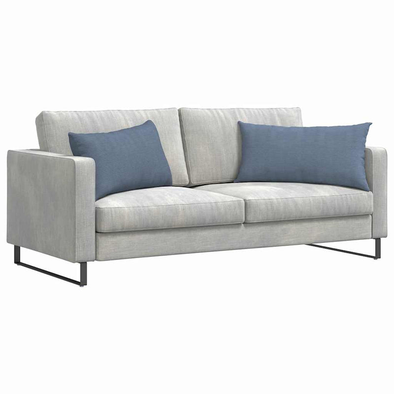 Load image into Gallery viewer, Vidaxl sofa kussens 2 stuks blauw 80 x 40 cm cordstof
