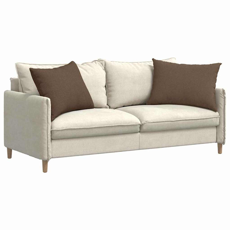 Load image into Gallery viewer, Vidaxl sofa kussens 2 pcs bruin 70 x 50 cm stof
