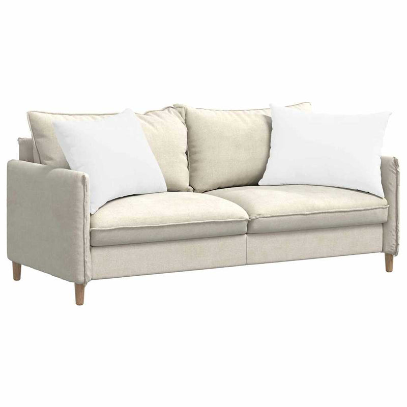 Load image into Gallery viewer, Vidaxl sofa kussens 2 pcs wit 70 x 50 cm stof

