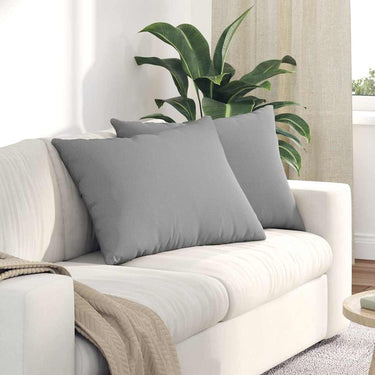 Vidaxl sofa kussens 2 pcs wolkengrijs 70 x 50 cm stof