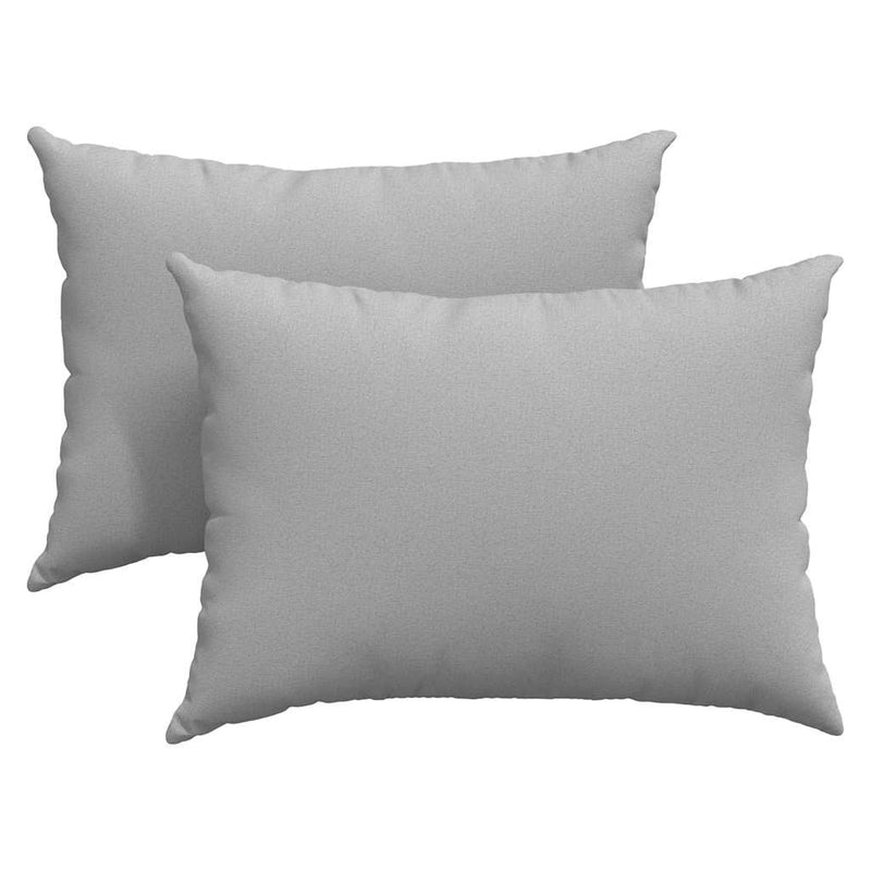 Load image into Gallery viewer, Vidaxl sofa kussens 2 pcs wolkengrijs 70 x 50 cm stof

