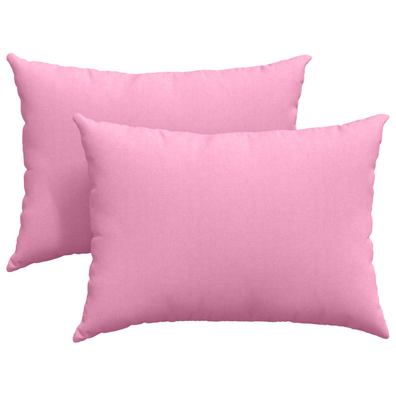 Load image into Gallery viewer, Vidaxl sofa kussens 2 pcs roze 70 x 50 cm stof
