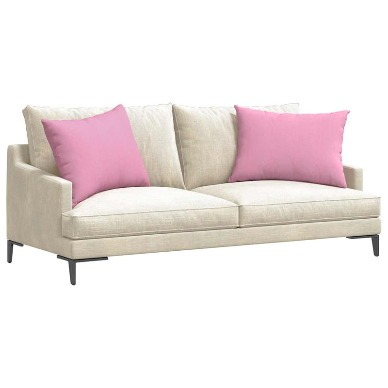 Load image into Gallery viewer, Vidaxl sofa kussens 2 pcs roze 70 x 50 cm stof

