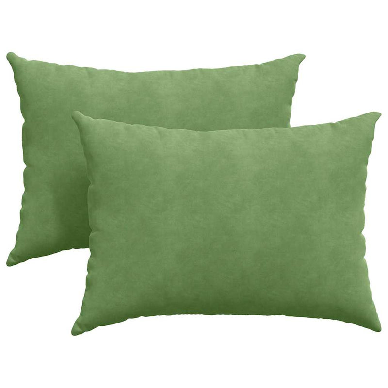 Load image into Gallery viewer, Vidaxl sofa kussens 2 stuks lichtgroen 70 x 50 cm cordstof
