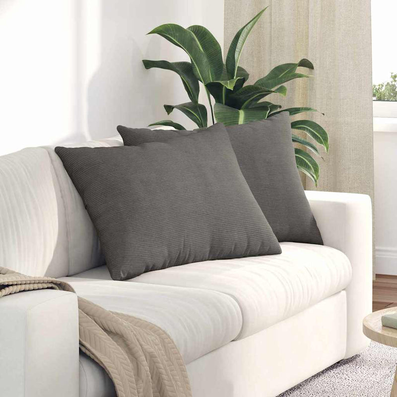 Load image into Gallery viewer, Vidaxl sofa kussens 2 stuks lichtgrijs 70 x 50 cm cordstof

