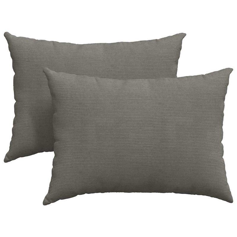 Load image into Gallery viewer, Vidaxl sofa kussens 2 stuks lichtgrijs 70 x 50 cm cordstof
