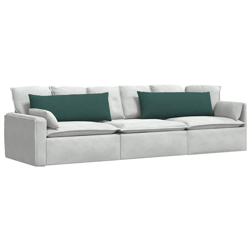 Load image into Gallery viewer, Vidaxl sofa kussens 2 pcs donkergroen 120 x 40 cm stof
