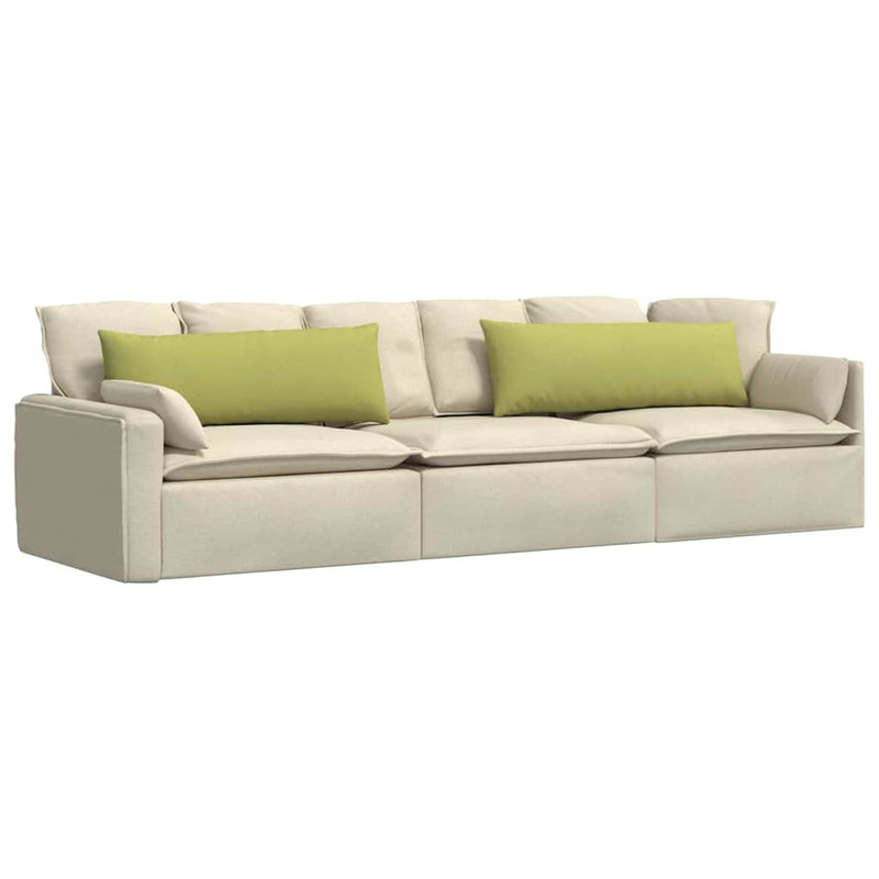 Load image into Gallery viewer, Vidaxl sofa kussens 2 pcs lichtgroen 120 x 40 cm stof
