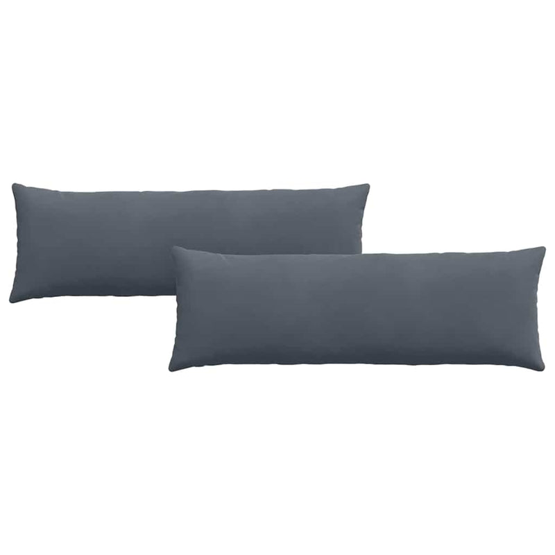 Load image into Gallery viewer, Vidaxl sofa kussens 2 stuks donkergrijs 120 x 40 cm cordstof
