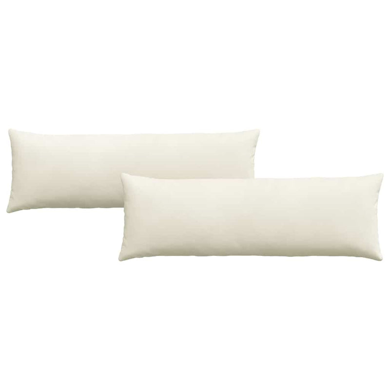 Load image into Gallery viewer, Vidaxl sofa kussens 2 stuks crème 120 x 40 cm cordstof
