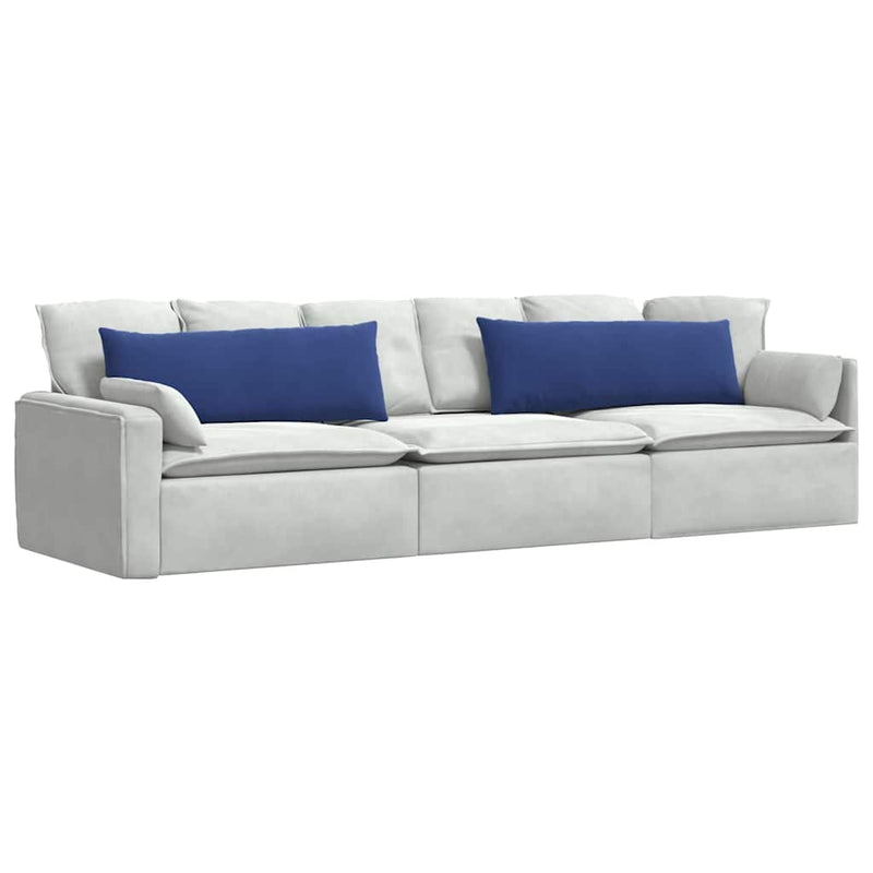 Load image into Gallery viewer, Vidaxl sofa kussens 2 stuks politieblauw 120 x 40 cm cordstof
