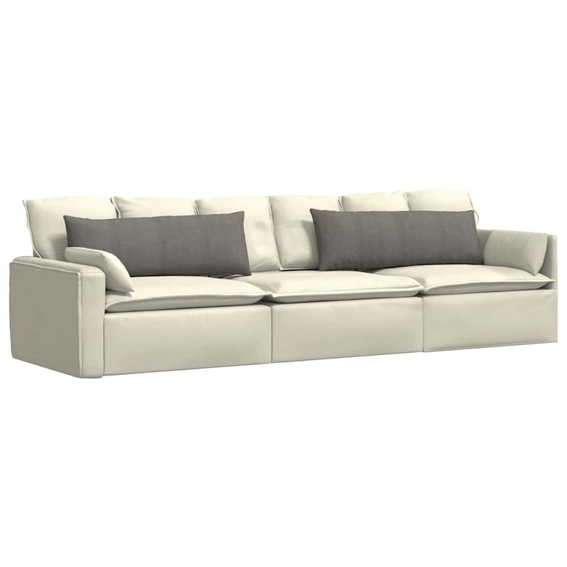 Load image into Gallery viewer, Vidaxl sofa kussens 2 stuks lichtgrijs 120 x 40 cm cordstof
