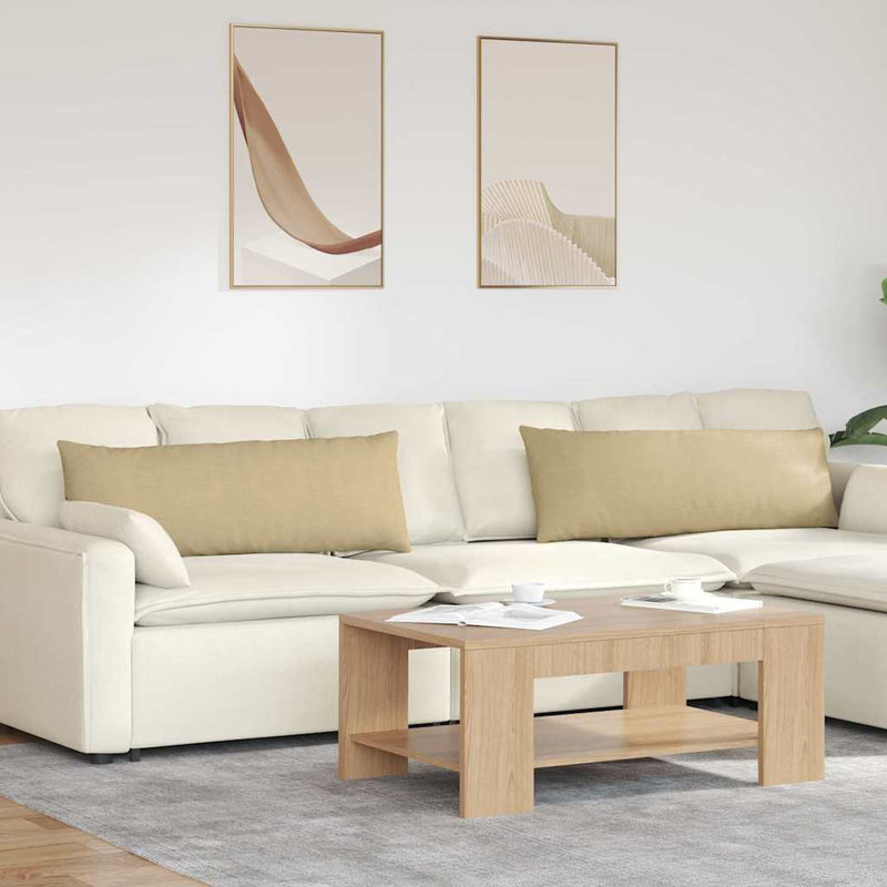 Load image into Gallery viewer, Vidaxl sofa kussens 2 stuks grijs groen 120 x 40 cm cordstof
