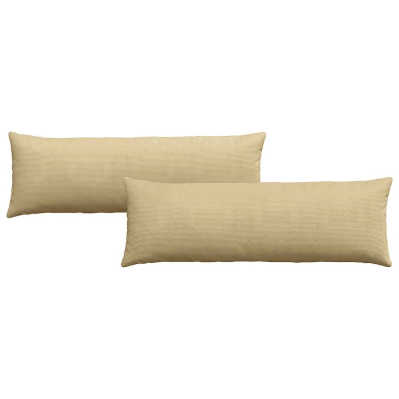 Load image into Gallery viewer, Vidaxl sofa kussens 2 stuks grijs groen 120 x 40 cm cordstof
