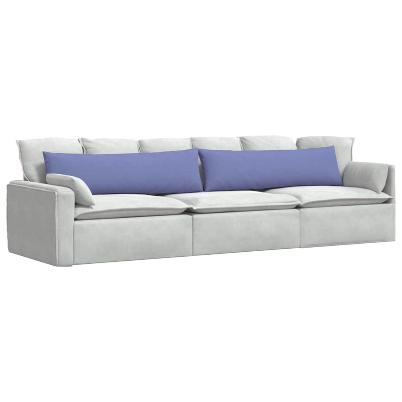 Load image into Gallery viewer, Vidaxl sofa kussens 2 pcs jeans blauw 145 x 40 cm stof
