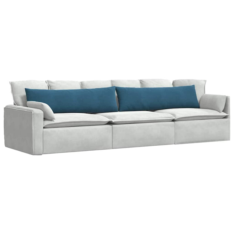 Load image into Gallery viewer, Vidaxl sofa kussens 2 stuks blauw 145 x 40 cm cordstof
