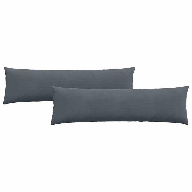 Load image into Gallery viewer, Vidaxl sofa kussens 2 stuks donkergrijs 145 x 40 cm cordstof
