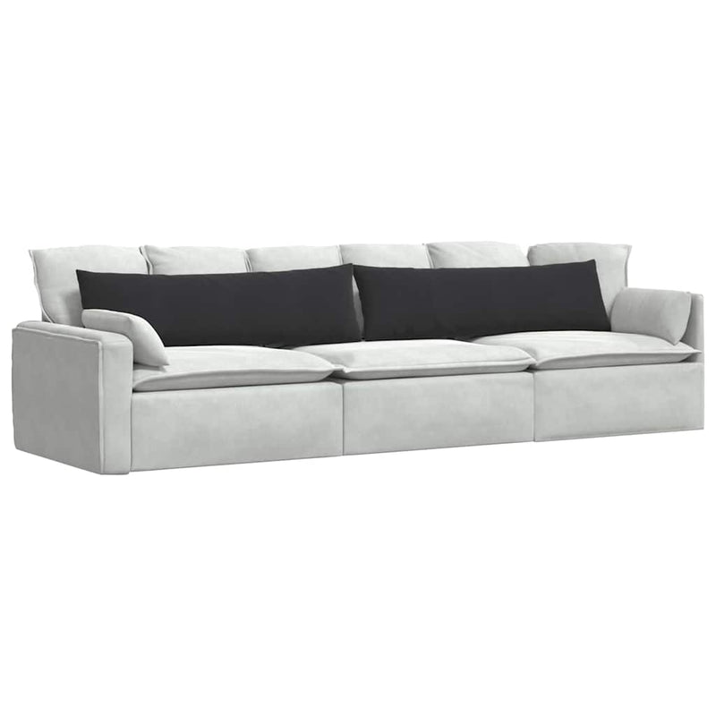 Load image into Gallery viewer, Vidaxl sofa kussens 2 stuks zwart 145 x 40 cm cordstof
