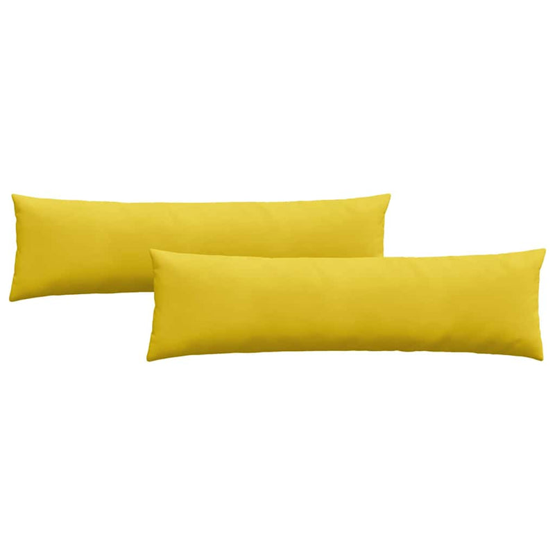Load image into Gallery viewer, Vidaxl sofa kussens 2 stuks geel 145 x 40 cm cordstof
