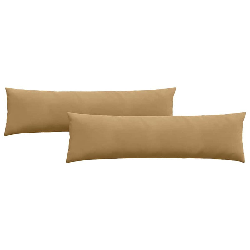 Load image into Gallery viewer, Vidaxl sofa kussens 2 stuks bruin 145 x 40 cm cordstof
