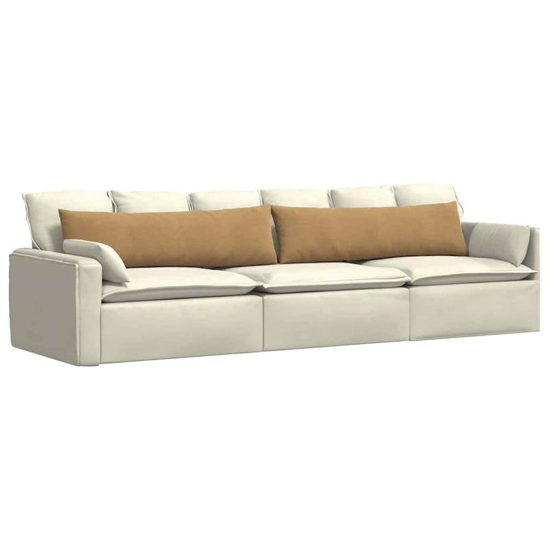 Load image into Gallery viewer, Vidaxl sofa kussens 2 stuks bruin 145 x 40 cm cordstof

