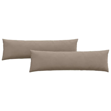 Vidaxl sofa kussens 2 stuks taupe 145 x 40 cm stof