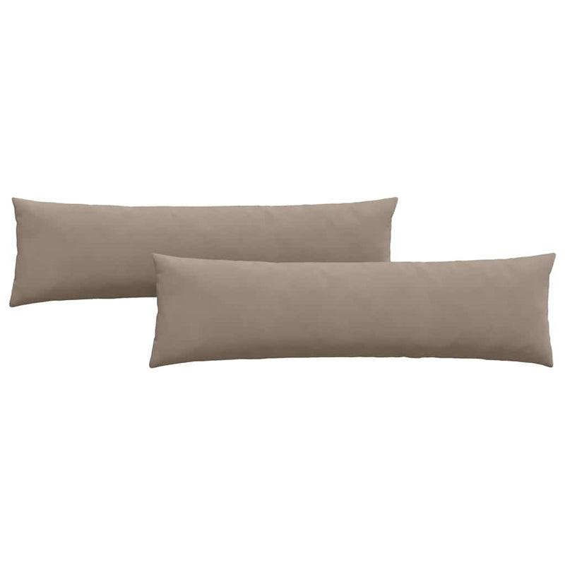Load image into Gallery viewer, Vidaxl sofa kussens 2 stuks taupe 145 x 40 cm stof
