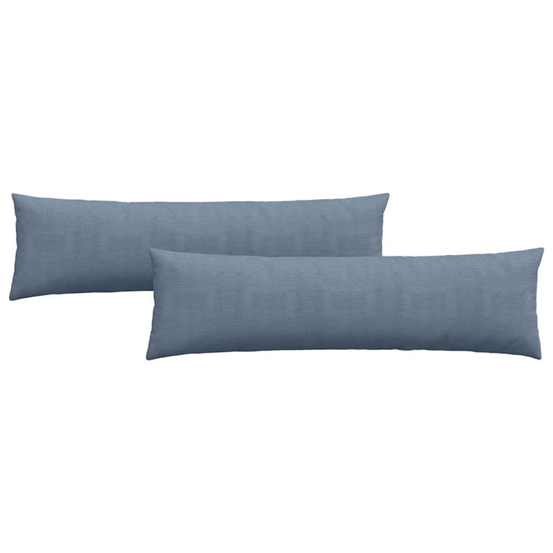 Load image into Gallery viewer, Vidaxl sofa kussens 2 stuks blauw 145 x 40 cm cordstof
