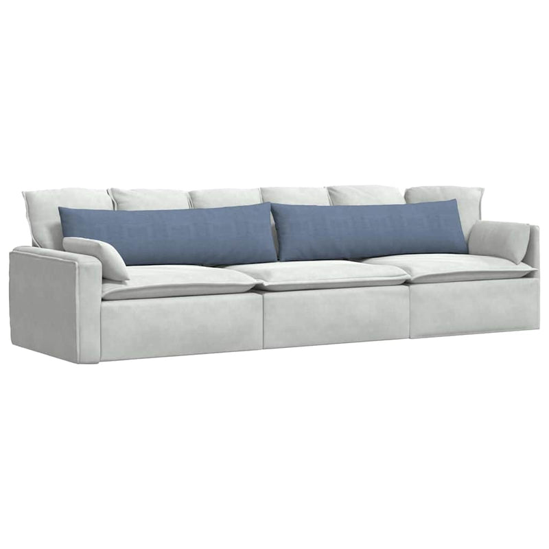Load image into Gallery viewer, Vidaxl sofa kussens 2 stuks blauw 145 x 40 cm cordstof
