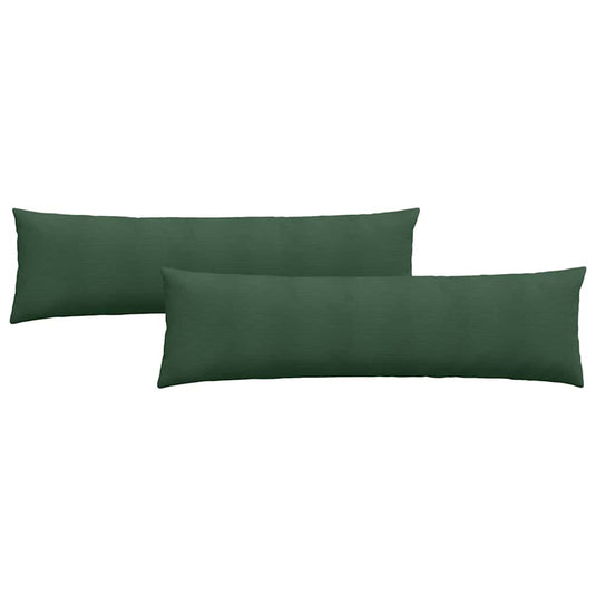 Vidaxl sofa kussens 2 stuks donkergroen 145 x 40 cm cordstof