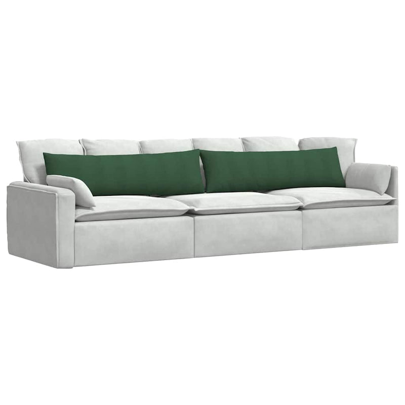 Load image into Gallery viewer, Vidaxl sofa kussens 2 stuks donkergroen 145 x 40 cm cordstof
