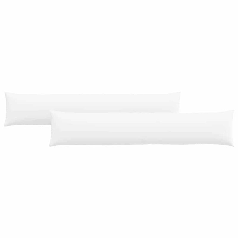 Load image into Gallery viewer, Vidaxl sofa kussens 2 pcs wit 200 x 40 cm stof

