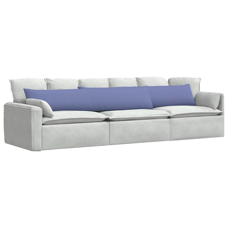 Load image into Gallery viewer, Vidaxl sofa kussens 2 pcs jeans blauw 200 x 40 cm stof
