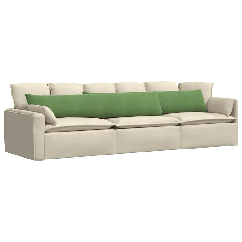 Load image into Gallery viewer, Vidaxl sofa kussens 2 stuks lichtgroen 200 x 40 cm cordstof
