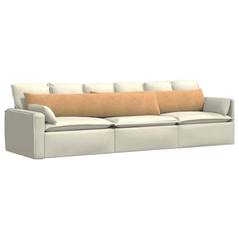 Load image into Gallery viewer, Vidaxl sofa kussens 2 stuks bruin 200 x 40 cm cordstof
