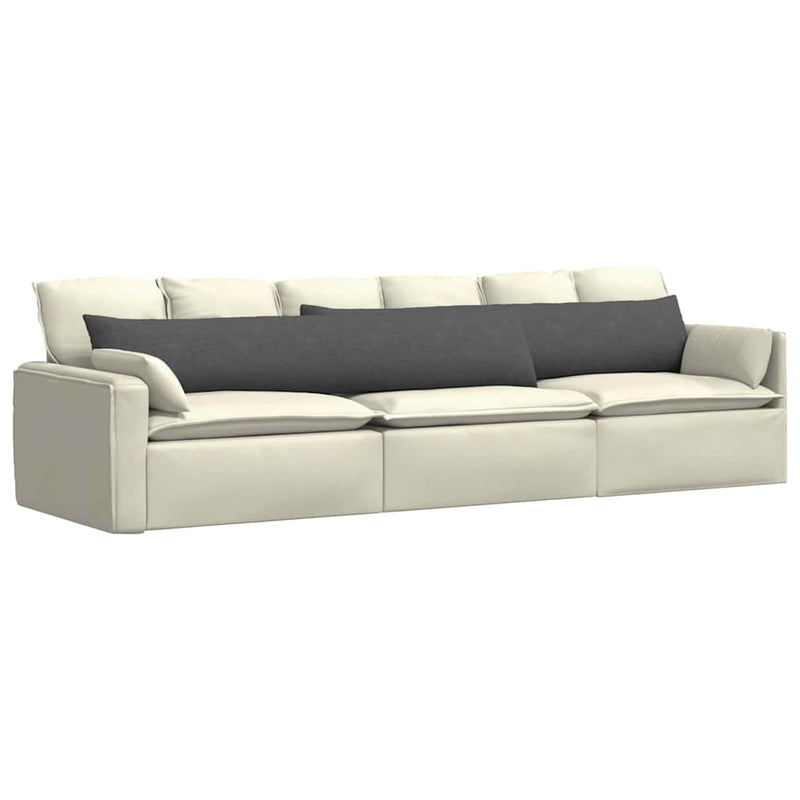 Load image into Gallery viewer, Vidaxl sofa kussens 2 stuks donkergrijs 200 x 40 cm cordstof
