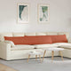 Vidaxl sofa kussens 2 stuks rood-oranje 200 x 40 cm cordstof