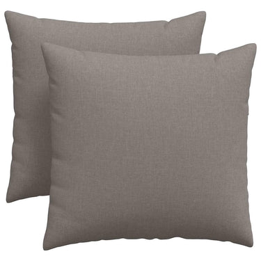 Vidaxl sofa kussens 2 pcs taupe 45 x 45 cm stof