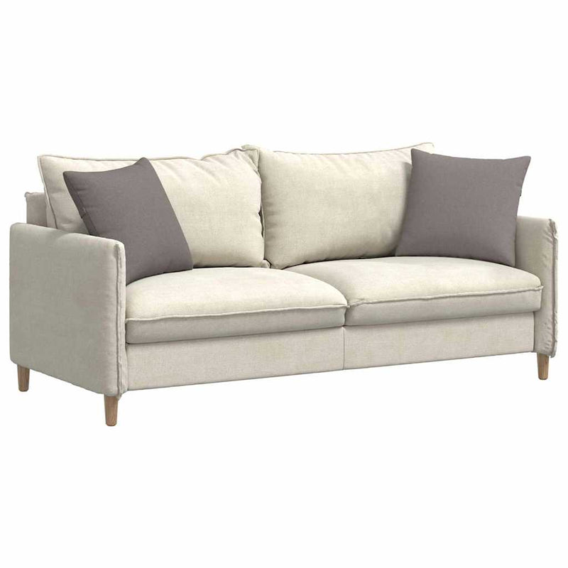 Load image into Gallery viewer, Vidaxl sofa kussens 2 pcs taupe 45 x 45 cm stof
