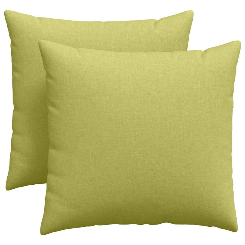 Load image into Gallery viewer, Vidaxl sofa kussens 2 pcs lichtgroen 45 x 45 cm stof
