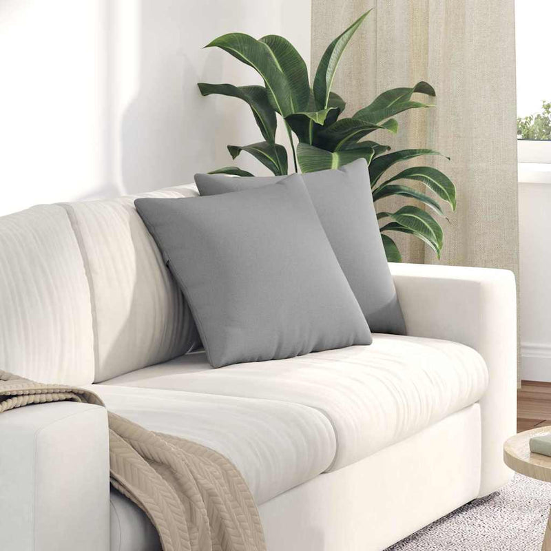 Load image into Gallery viewer, Vidaxl sofa kussens 2 pcs wolkengrijs 45 x 45 cm stof
